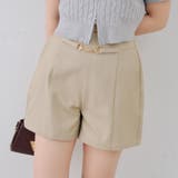 ベージュ | ビット付ショートパンツ | RMAF　NICE CLAUP / OLIVE des OLIVE