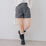 チャコール | ビット付ショートパンツ | RMAF　NICE CLAUP / OLIVE des OLIVE