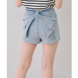 後リボンデニムショートパンツ | RMAF　NICE CLAUP / OLIVE des OLIVE | 詳細画像8 