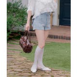後リボンデニムショートパンツ | RMAF NICE CLAUP / OLIVE des OLIVE | 詳細画像23