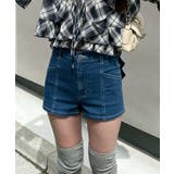 後リボンデニムショートパンツ | RMAF NICE CLAUP / OLIVE des OLIVE | 詳細画像28