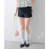後リボンデニムショートパンツ | RMAF NICE CLAUP / OLIVE des OLIVE | 詳細画像9