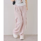 ピンク | スウェットリボンカーゴパンツ | RMAF　NICE CLAUP / OLIVE des OLIVE