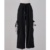 ブラック | スウェットリボンカーゴパンツ | RMAF　NICE CLAUP / OLIVE des OLIVE