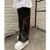ブラック | キラキラロゴスウェットパンツ | RMAF NICE CLAUP / OLIVE des OLIVE