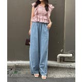 後ろ姿も可愛い、バックリボンカーブパンツ | RMAF　NICE CLAUP / OLIVE des OLIVE | 詳細画像14 