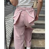 後ろ姿も可愛い、バックリボンカーブパンツ | RMAF　NICE CLAUP / OLIVE des OLIVE | 詳細画像2 