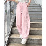 後ろ姿も可愛い、バックリボンカーブパンツ | RMAF　NICE CLAUP / OLIVE des OLIVE | 詳細画像3 