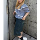 レース&ドットベルトハーフデニム | RMAF　NICE CLAUP / OLIVE des OLIVE | 詳細画像10 