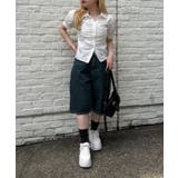 レース&ドットベルトハーフデニム | RMAF　NICE CLAUP / OLIVE des OLIVE | 詳細画像21 