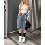 レース&ドットベルトハーフデニム | RMAF　NICE CLAUP / OLIVE des OLIVE | 詳細画像3 