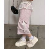 リボンカーゴハーフ裏毛パンツ | RMAF　NICE CLAUP / OLIVE des OLIVE | 詳細画像1 
