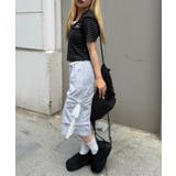 リボンカーゴハーフ裏毛パンツ | RMAF　NICE CLAUP / OLIVE des OLIVE | 詳細画像20 