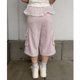 リボンカーゴハーフ裏毛パンツ | RMAF　NICE CLAUP / OLIVE des OLIVE | 詳細画像4 