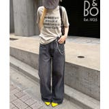【S/Mサイズ展開】ハトメ&チェーン付バギーパンツ | RMAF NICE CLAUP / OLIVE des OLIVE | 詳細画像8