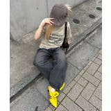 【S/Mサイズ展開】ハトメ&チェーン付バギーパンツ | RMAF NICE CLAUP / OLIVE des OLIVE | 詳細画像10