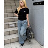 【S/Mサイズ展開】ハトメ&チェーン付バギーパンツ | RMAF NICE CLAUP / OLIVE des OLIVE | 詳細画像15