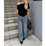 【S/Mサイズ展開】ハトメ&チェーン付バギーパンツ | RMAF NICE CLAUP / OLIVE des OLIVE | 詳細画像18