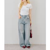 【S/Mサイズ展開】ハトメ&チェーン付バギーパンツ | RMAF NICE CLAUP / OLIVE des OLIVE | 詳細画像26