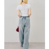 【S/Mサイズ展開】ハトメ&チェーン付バギーパンツ | RMAF NICE CLAUP / OLIVE des OLIVE | 詳細画像28