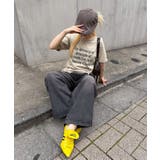 【S/Mサイズ展開】ハトメ&チェーン付バギーパンツ | RMAF NICE CLAUP / OLIVE des OLIVE | 詳細画像4