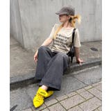 【S/Mサイズ展開】ハトメ&チェーン付バギーパンツ | RMAF NICE CLAUP / OLIVE des OLIVE | 詳細画像5