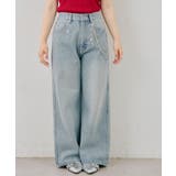 【S/Mサイズ展開】ハトメ&チェーン付バギーパンツ | RMAF NICE CLAUP / OLIVE des OLIVE | 詳細画像29