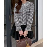 シャーリングペプラムブラウス | RMAF NICE CLAUP / OLIVE des OLIVE | 詳細画像10