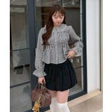 シャーリングペプラムブラウス | RMAF NICE CLAUP / OLIVE des OLIVE | 詳細画像12