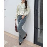 シャーリングペプラムブラウス | RMAF NICE CLAUP / OLIVE des OLIVE | 詳細画像17