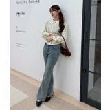 シャーリングペプラムブラウス | RMAF NICE CLAUP / OLIVE des OLIVE | 詳細画像21