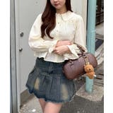 シャーリングペプラムブラウス | RMAF NICE CLAUP / OLIVE des OLIVE | 詳細画像30