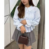 シャーリングペプラムブラウス | RMAF NICE CLAUP / OLIVE des OLIVE | 詳細画像44