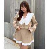 【セットアップ対応】丈の長さを選べる、フリル衿ジャケット | RMAF　NICE CLAUP / OLIVE des OLIVE | 詳細画像17 