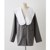 【セットアップ対応】丈の長さを選べる、フリル衿ジャケット | RMAF　NICE CLAUP / OLIVE des OLIVE | 詳細画像64 