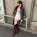 レースアップキャミチュニック | RMAF　NICE CLAUP / OLIVE des OLIVE | 詳細画像6 