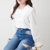 プリプリ令嬢ブラウス | RMAF　NICE CLAUP / OLIVE des OLIVE | 詳細画像2 