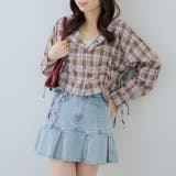 柄1 | ドロストフードシャツ | NICE CLAUP / OLIVE des OLIVE　OUTLET