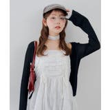 【9色展開 無地 ドット柄 花柄 チェック柄】キャミバルーンチュニック | RMAF NICE CLAUP / OLIVE des OLIVE | 詳細画像65