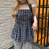 【9色展開 無地 ドット柄 花柄 チェック柄】キャミバルーンチュニック | RMAF NICE CLAUP / OLIVE des OLIVE | 詳細画像51