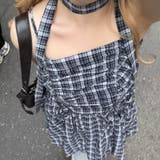 【9色展開 無地 ドット柄 花柄 チェック柄】キャミバルーンチュニック | RMAF NICE CLAUP / OLIVE des OLIVE | 詳細画像53