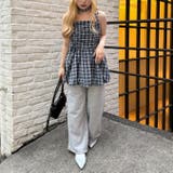 【9色展開 無地 ドット柄 花柄 チェック柄】キャミバルーンチュニック | RMAF NICE CLAUP / OLIVE des OLIVE | 詳細画像55