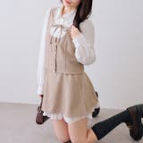 【セットアップ対応】ドッキングリボンブラウス | RMAF　NICE CLAUP / OLIVE des OLIVE | 詳細画像3 