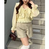 ラッフルブラウス&シャーリングキャミ | RMAF　NICE CLAUP / OLIVE des OLIVE | 詳細画像8 