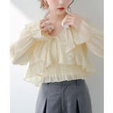 【セットアイテム】ラッフルブラウス&シャーリングキャミ | RMAF NICE CLAUP / OLIVE des OLIVE | 詳細画像12