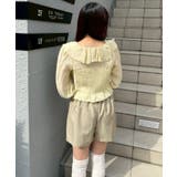 ラッフルブラウス&シャーリングキャミ | RMAF　NICE CLAUP / OLIVE des OLIVE | 詳細画像13 