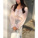 ラッフルブラウス&シャーリングキャミ | RMAF　NICE CLAUP / OLIVE des OLIVE | 詳細画像14 