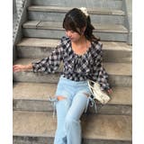 ラッフルブラウス&シャーリングキャミ | RMAF　NICE CLAUP / OLIVE des OLIVE | 詳細画像28 