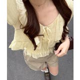 イエロー | ラッフルブラウス&シャーリングキャミ | RMAF　NICE CLAUP / OLIVE des OLIVE