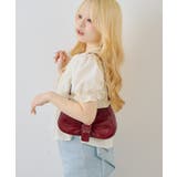 シャーリングペプラム半袖ブラウス | RMAF　NICE CLAUP / OLIVE des OLIVE | 詳細画像12 